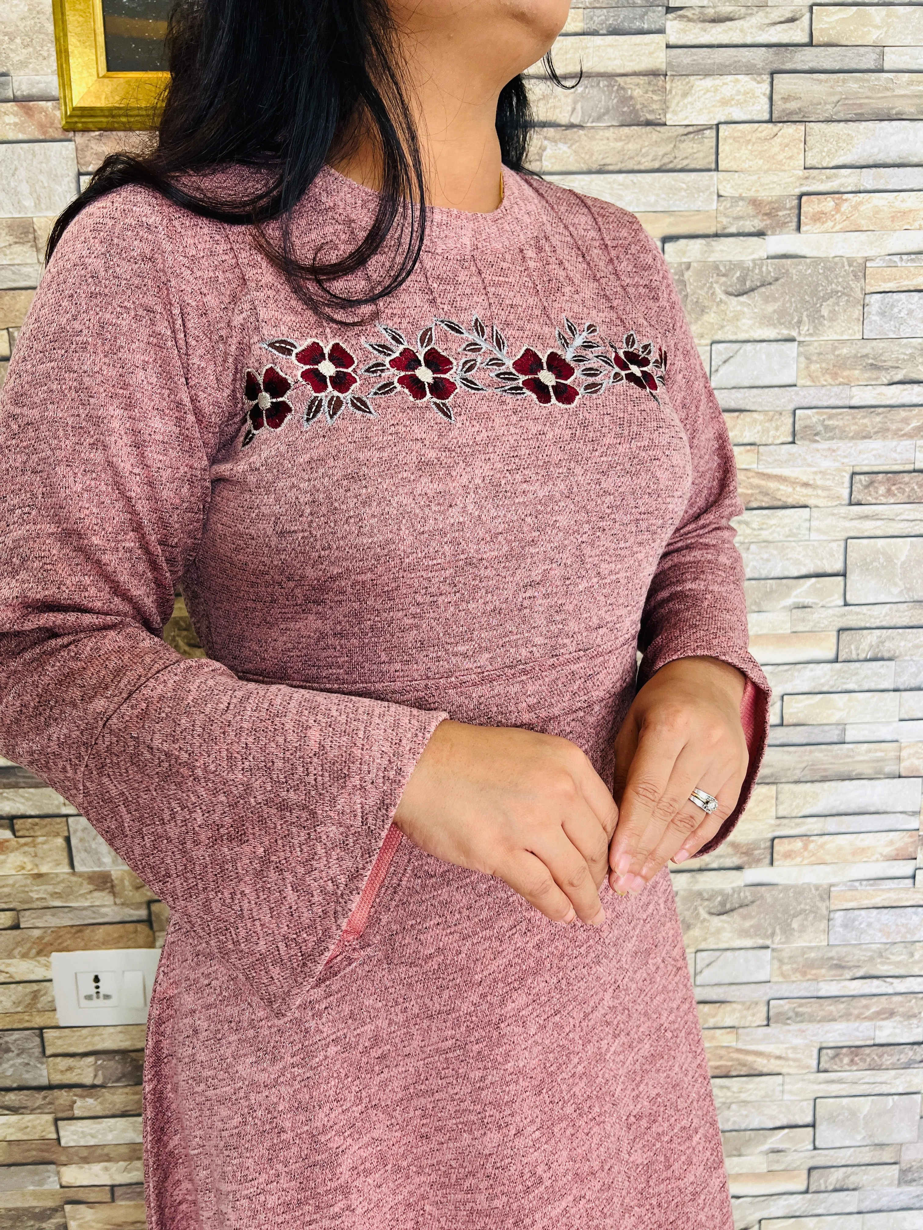 Woollen Short Dress