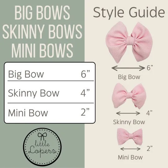 Yellow Seersucker Bow