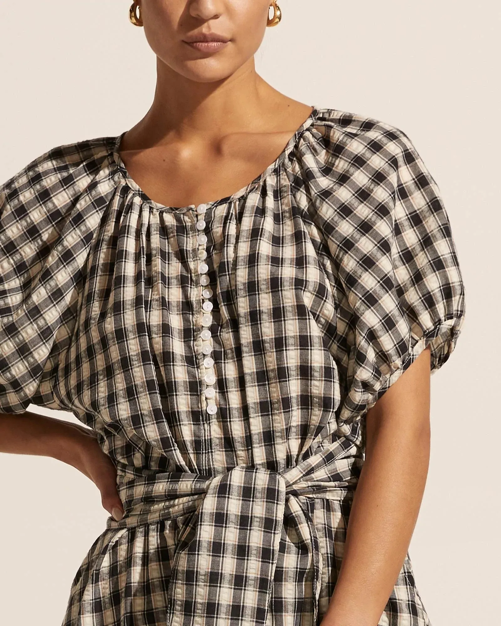 Zoe Kratzmann Motion Dress - Licorice Check